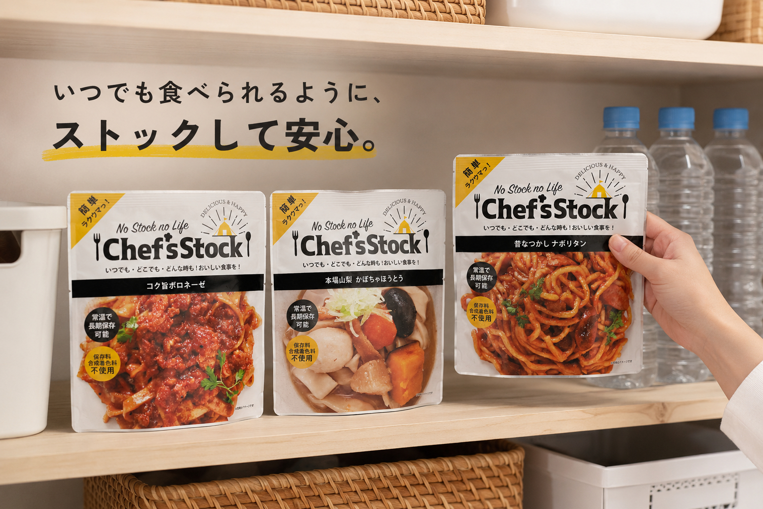 シェフズストック 長期保存のイメージ